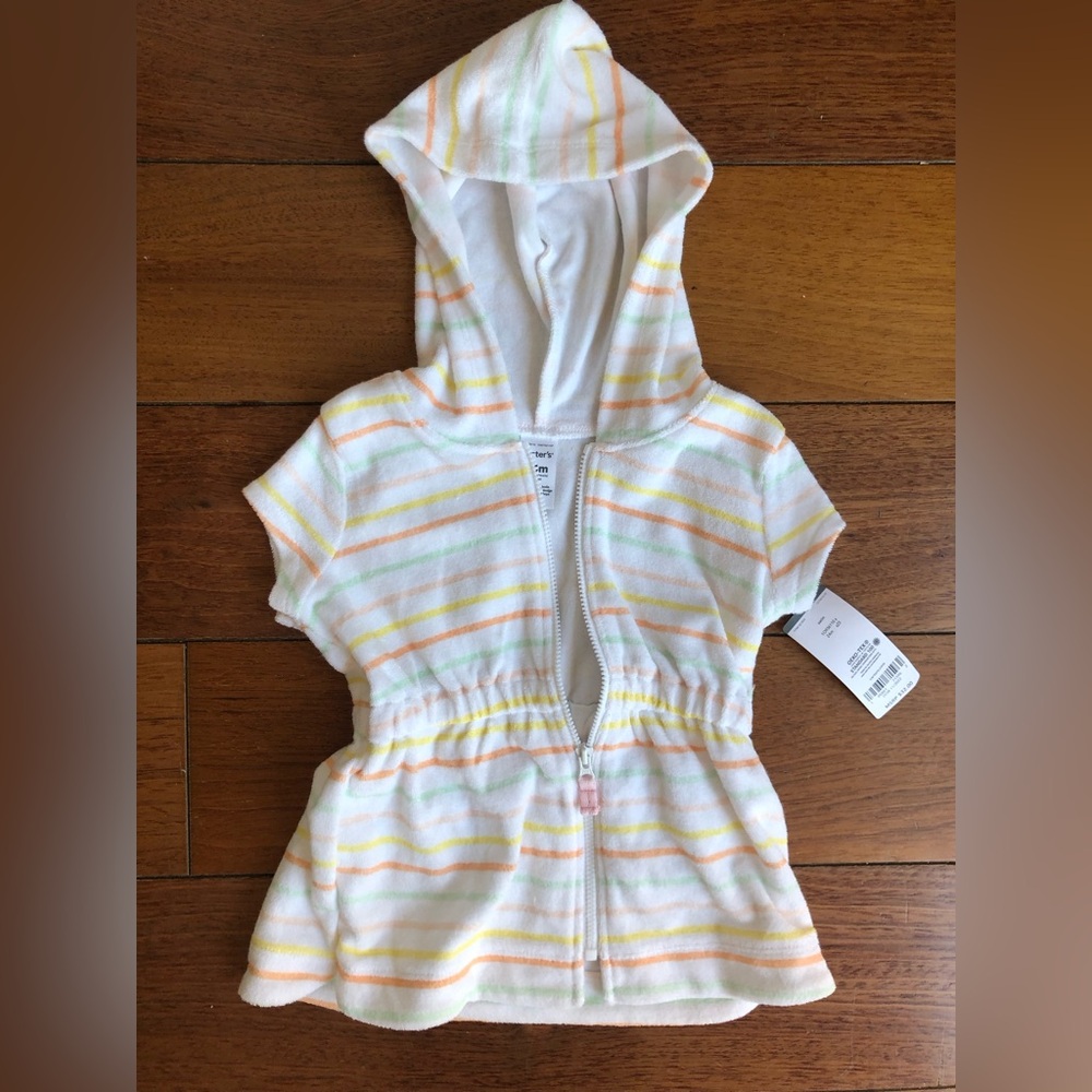 Carter’s NWT Size 24 Month Zip Bathing Suit Coverup